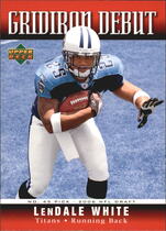2006 Upper Deck Gridiron Debut #1GD-LW Lendale White