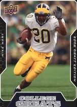 2008 Upper Deck Draft Edition College Greats #CG9 Mike Hart
