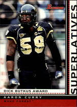 2009 Bowman Draft Superlatives #S3 Aaron Curry