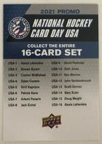 2021 Upper Deck National Hockey Card Day USA #NNO Checklist