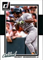 2014 Donruss Base Set #187 Rickey Henderson