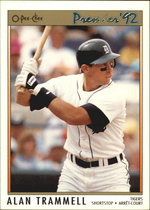 1992 O-Pee-Chee OPC Premier #31 Alan Trammell
