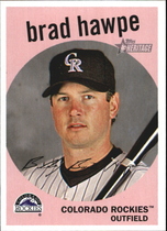 2008 Topps Heritage #185 Brad Hawpe