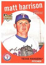 2008 Topps Heritage High Numbers #525 Matt Harrison