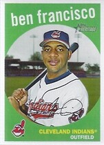 2008 Topps Heritage High Numbers #608 Ben Francisco