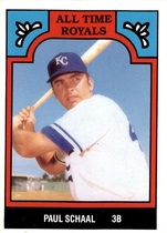 1986 TCMA Royals Greats #4 Paul Schaal