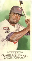 2009 Topps Allen & Ginter #159 Denard Span