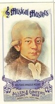 2012 Topps Allen and Ginter Mini Musical Masters #MM-2 Wolfgang Amadeus Mozart