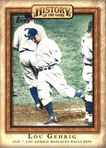 2010 Topps History of the Game #HOTG9 Lou Gehrig Replaces Wally Pipp
