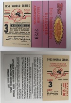 2002 Topps Ticket to History Sweepstakes Untorn #3 Yankees
