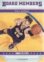 2012 Panini Hoops Board Members #7 Pau Gasol