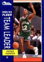 1991 Fleer Base Set #377 Derek Harper