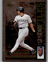 1996 Topps Profiles-NL #11 Dante Bichette