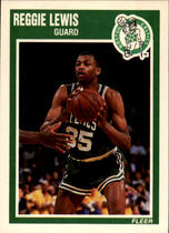 1989 Fleer Base Set #10 Reggie Lewis