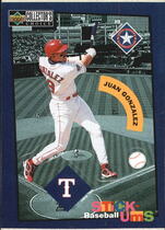 1998 Upper Deck Collectors Choice Stick 'Ums #27 Juan Gonzalez