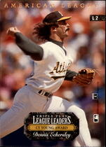 1993 Leaf Triple Play League Leaders #L2 Dennis Eckersley|Greg Maddux