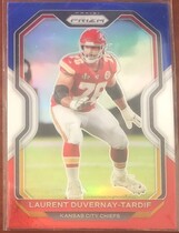 2020 Panini Prizm Prizm Red White & Blue #129 Laurent Duvernay-Tardif