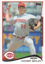 2014 Topps Base Set Series 2 #505 Homer Bailey
