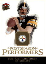 2006 Ultra Postseason Performers #UPP-BR Ben Roethlisberger
