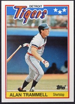 1988 Topps UK Minis #79 Alan Trammell