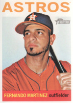 2013 Topps Heritage #381 Fernando Martinez