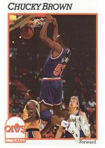 1991 NBA Hoops Base Set #35 Chucky Brown