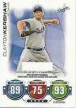 2010 Topps Update Attax Code Cards #54 Clayton Kershaw