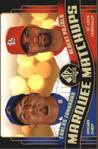 2008 SP Authentic Marquee Matchups #MM-10 Albert Pujols|Carlos Zambrano