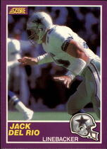 1989 Score Supplemental #351S Jack Del Rio