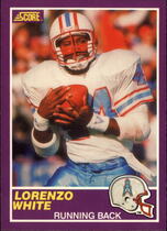 1989 Score Supplemental #366S Lorenzo White