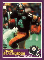 1989 Score Supplemental #373S Todd Blackledge