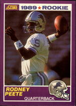 1989 Score Supplemental #431S Rodney Peete