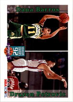 1992 NBA Hoops Base Set #321 3-pt. FG Pct.  LL