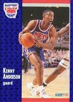 1991 Fleer Base Set #322 Kenny Anderson