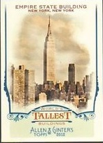 2012 Topps Allen and Ginter Worlds Tallest Buildings #WTB6 Empire State Building