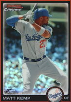 2010 Bowman Chrome Refractors #4 Matt Kemp