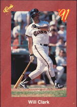 1991 Classic II (61-100) #T94 Will Clark