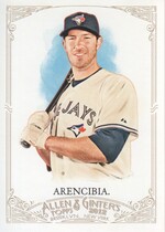 2012 Topps Allen and Ginter #108 J.P. Arencibia