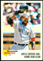 2013 Topps Heritage Memorable Moments #MM-DO David Ortiz