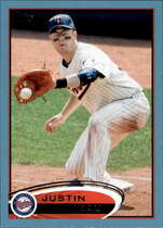 2012 Topps Wal Mart Blue Border Series 1 #230 Justin Morneau