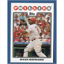 2008 Topps Base Set Series 1 #100 Ryan Howard