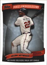 2010 Topps Update Peak Performance #PP-112 Jason Heyward