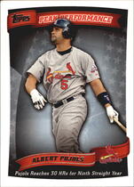 2010 Topps Peak Performance Series 1 #PP-1 Albert Pujols