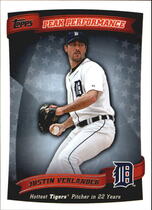 2010 Topps Peak Performance Series 2 #PP-86 Justin Verlander