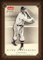 2004 Fleer Greats of the Game #5 Hank Greenberg