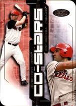 2002 Fleer Hot Prospects Co-Stars #6CS Pat Burrell|Adam Dunn