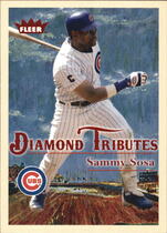 2005 Fleer Tradition Diamond Tributes #4DT Sammy Sosa