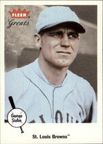 2002 Fleer Greats of the Game #15 George Sisler
