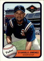 2001 Fleer Platinum Series 2 #380 D'Angelo Jiminez