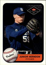 2001 Fleer Platinum Series 2 #381 Junior Herndon